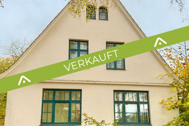 VERKAUFT. Lübeck, am Schellbruch. Familienfreundliche Villa auf Eigenland zu kaufen. Ohne Käuferprovision!
