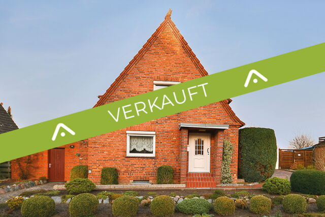 VERKAUFT. Lübeck St. Jürgen. Siedlungshaus in der Stargasse auf Eigenland zu kaufen. Provisionsfrei